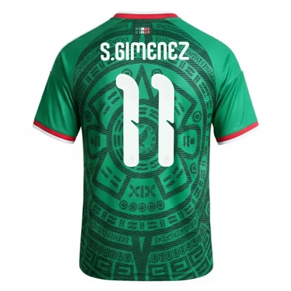 Mexico S.Gimenez 11 Hjemmebanetrøje VM 2026