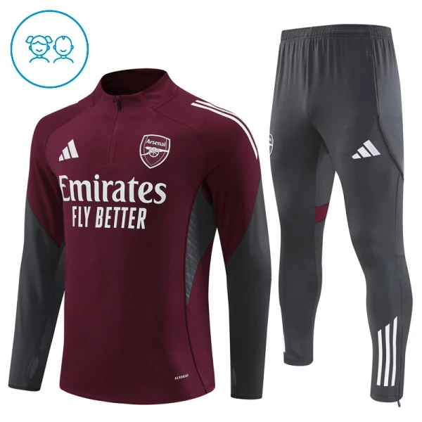 Arsenal Trænings sweatshirt sæt Barn 25/26 Rød