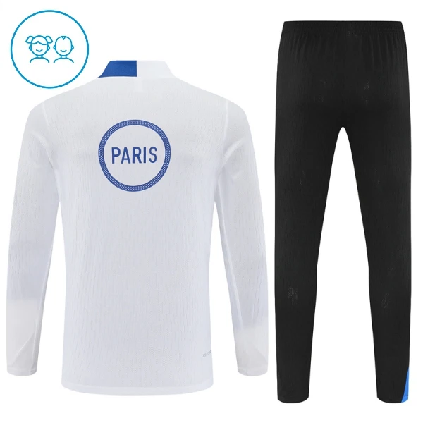 Paris Saint-Germain Trænings sweatshirt sæt Barn 25/26 Hvid