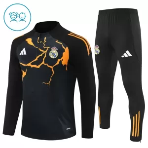 Real Madrid Trænings sweatshirt sæt Barn 25/26 Sort