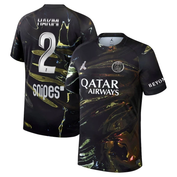 Paris Saint-Germain Achraf Hakimi 2 Night Trøje 25/26