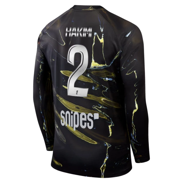 Paris Saint-Germain Achraf Hakimi 2 Night Trøje 25/26 Langærmet