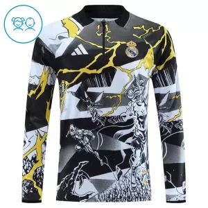 Real Madrid Marvel Trænings sweatshirt sæt Barn 26/27 Sort