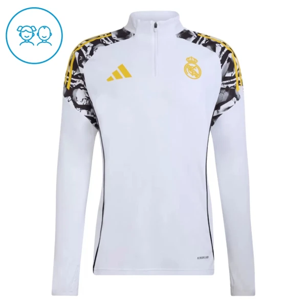 Real Madrid Trænings sweatshirt sæt Barn 26/27 Hvid