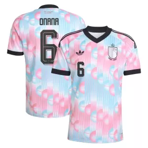 Belgien Onana 6 Udebanetrøje VM 2026