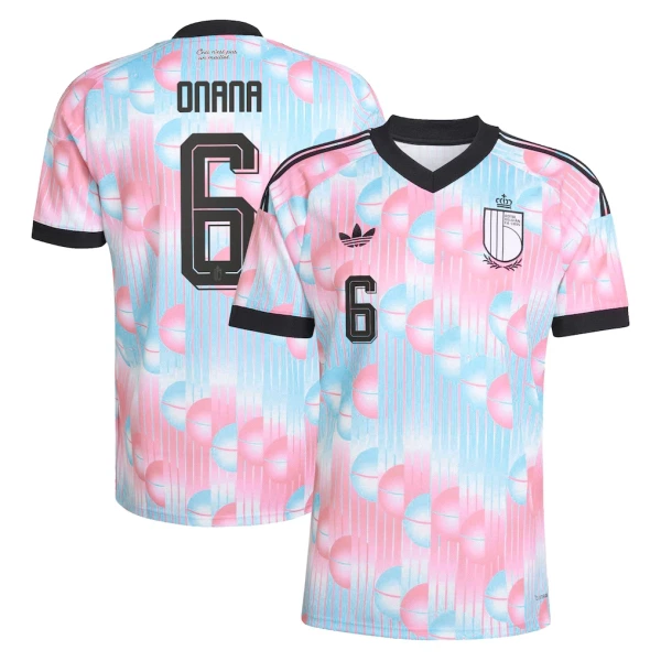 Belgien Onana 6 Udebanetrøje VM 2026