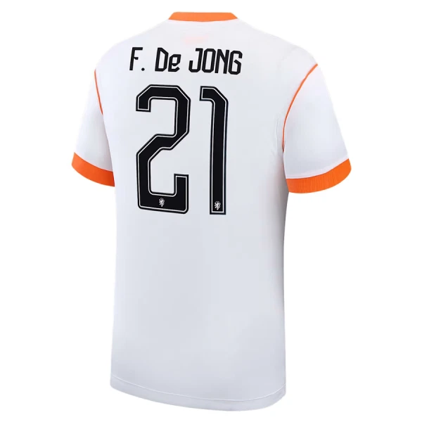 Holland Frenkie de Jong 21 Udebanetrøje VM 2026 Holland Frenkie de Jong 21 Udebanetrøje VM 2026