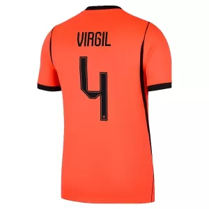 Holland Virgil van Dijk 4 Hjemmebanetrøje VM 2026