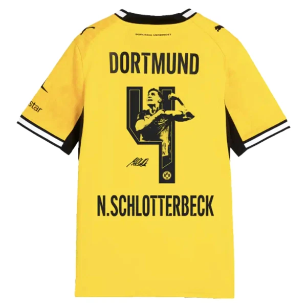 Borussia Dortmund N. Schlotterbeck 4 Hjemmebanetrøje 26/27 Speciel Borussia Dortmund N. Schlotterbeck 4 Hjemmebanetrøje 26/27 Speciel