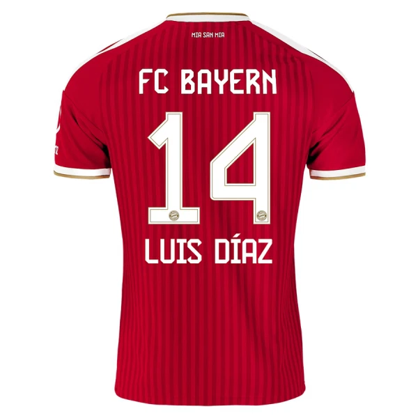 FC Bayern München Luis Díaz 14 Hjemmebanetrøje 26/27 FC Bayern München Luis Díaz 14 Hjemmebanetrøje 26/27