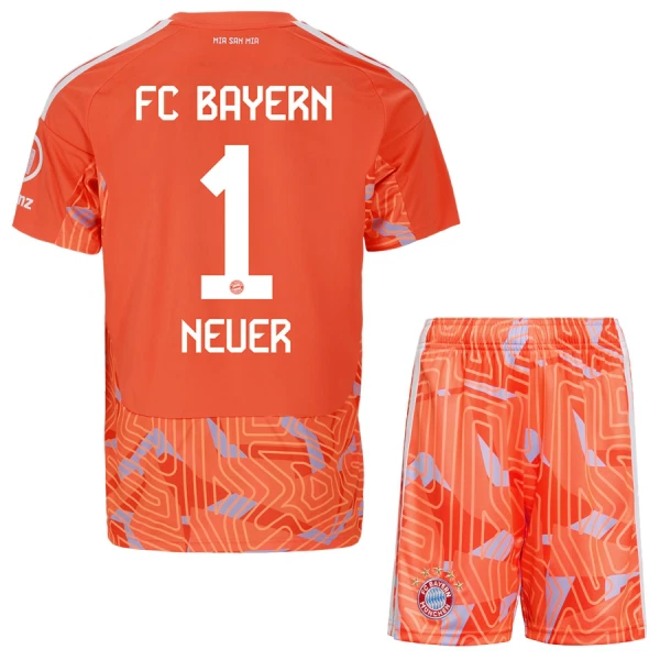 FC Bayern München Manuel Neuer 1 Målmand Udebanetrøje Barn 26/27 FC Bayern München Manuel Neuer 1 Målmand Udebanetrøje Barn 26/27