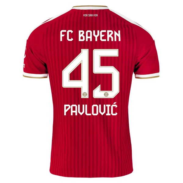 FC Bayern München Pavlovic 45 Hjemmebanetrøje 26/27 FC Bayern München Pavlovic 45 Hjemmebanetrøje 26/27