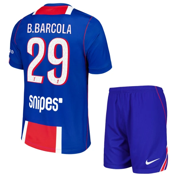 Paris Saint-Germain Bradley Barcola 29 Hjemmebanetrøje Barn 26/27