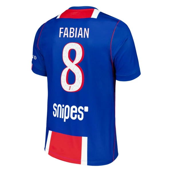 Paris Saint-Germain Fabian 8 Hjemmebanetrøje 26/27