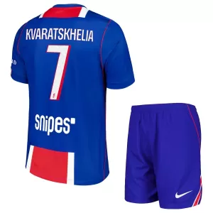 Paris Saint-Germain Kvaratskhelia 7 Hjemmebanetrøje Barn 26/27