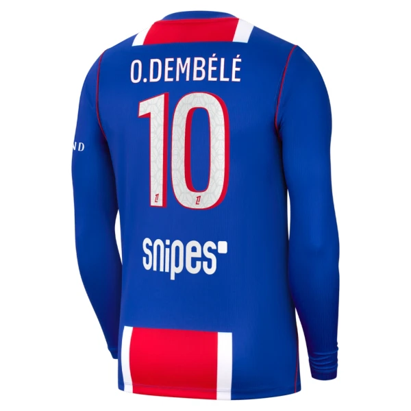 Paris Saint-Germain Ousmane Dembélé 10 Hjemmebanetrøje 26/27 Langærmet