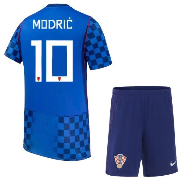 Kroatien Luka Modric 10 Udebanetrøje Barn VM 2026 Kroatien Luka Modric 10 Udebanetrøje Barn VM 2026