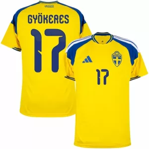 Sverige Gyokeres 17 Hjemmebanetrøje VM 2026