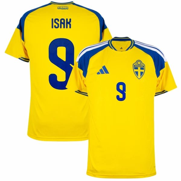Sverige Isak 9 Hjemmebanetrøje VM 2026