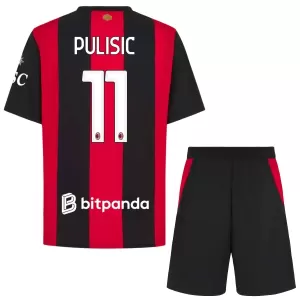 AC Milan Christian Pulišić 11 Hjemmebanetrøje Barn 26/27