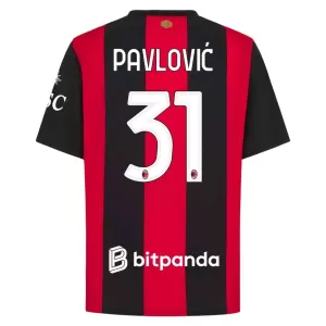 AC Milan Pavlovic 31 Hjemmebanetrøje 26/27
