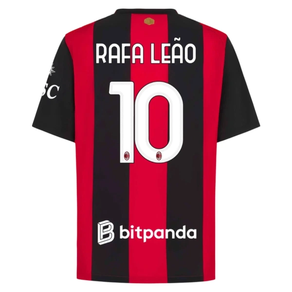 AC Milan Rafael Leão 10 Hjemmebanetrøje 26/27 AC Milan Rafael Leão 10 Hjemmebanetrøje 26/27