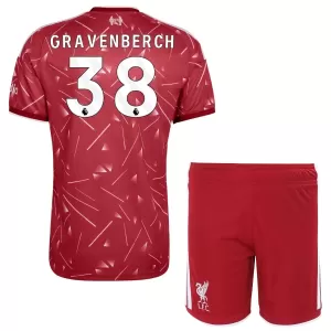 Liverpool Gravenberch 38 Hjemmebanetrøje Barn 26/27