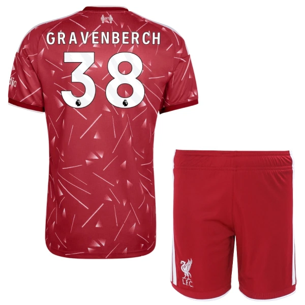 Liverpool Gravenberch 38 Hjemmebanetrøje Barn 26/27 Liverpool Gravenberch 38 Hjemmebanetrøje Barn 26/27