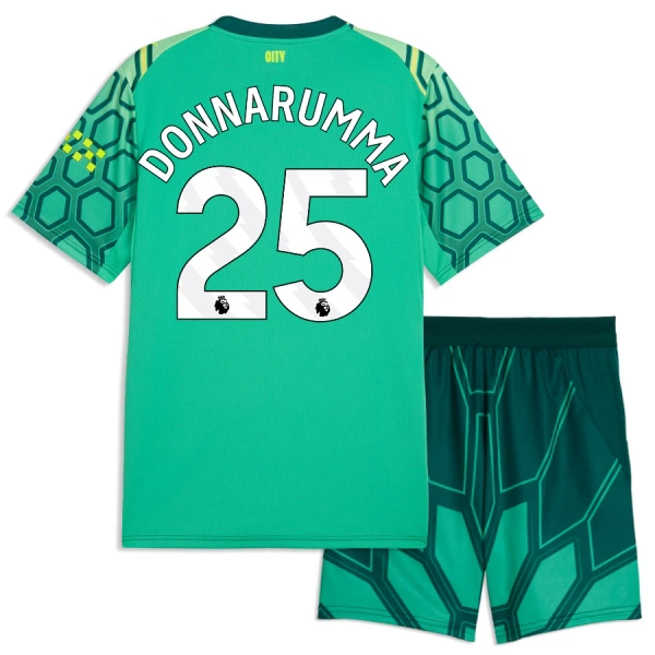 Manchester City Gianluigi Donnarumma 25 Målmand Hjemmebanetrøje Barn 26/27 Grøn Manchester City Gianluigi Donnarumma 25 Målmand Hjemmebanetrøje Barn 26/27 Grøn