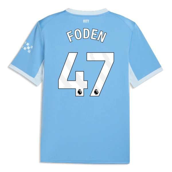 Manchester City Phil Foden 47 Hjemmebanetrøje 26/27 Manchester City Phil Foden 47 Hjemmebanetrøje 26/27