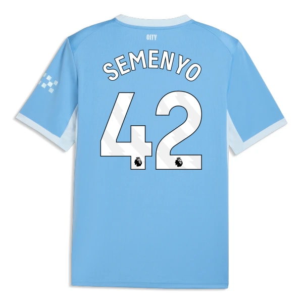 Manchester City Semenyo 42 Hjemmebanetrøje 26/27 Manchester City Semenyo 42 Hjemmebanetrøje 26/27