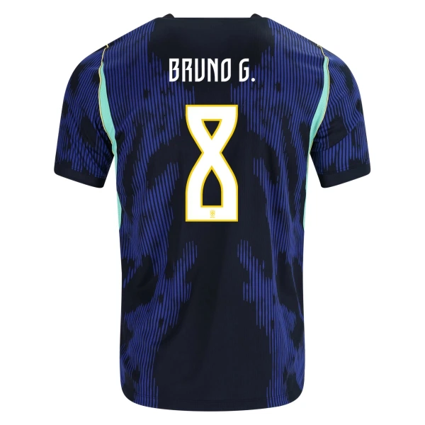 Brasilien Bruno Guimaraes 8 Udebanetrøje VM 2026 Brasilien Bruno Guimaraes 8 Udebanetrøje VM 2026