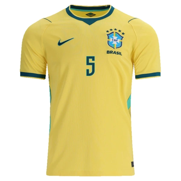 Brasilien Casemiro 5 Hjemmebanetrøje VM 2026
