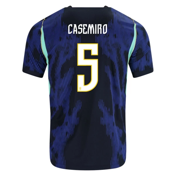 Brasilien Casemiro 5 Udebanetrøje VM 2026 Brasilien Casemiro 5 Udebanetrøje VM 2026