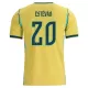 Brasilien Estevao 20 Hjemmebanetrøje VM 2026