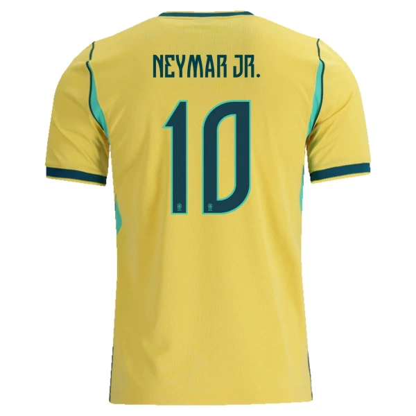 Brasilien Neymar JR 10 Hjemmebanetrøje VM 2026