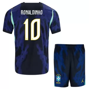 Brasilien Ronaldinho 10 Udebanetrøje Barn VM 2026