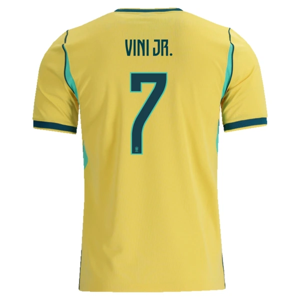 Brasilien Vinicius Junior 7 Hjemmebanetrøje VM 2026