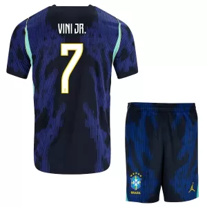 Brasilien Vinicius Junior 7 Udebanetrøje Barn VM 2026