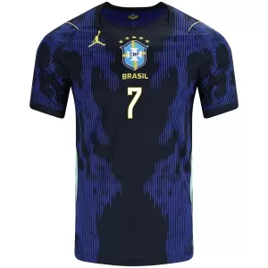 Brasilien Vinicius Junior 7 Udebanetrøje Barn VM 2026