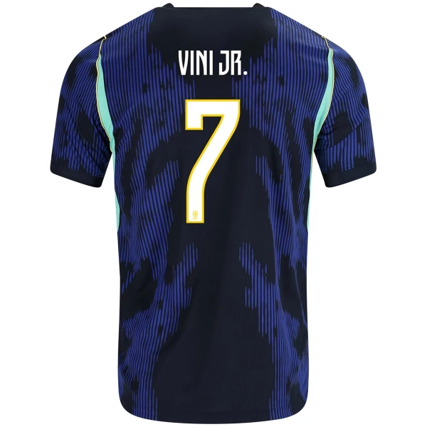Brasilien Vinicius Junior 7 Udebanetrøje Barn VM 2026