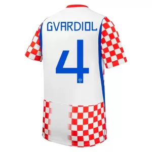 Kroatien Josko Gvardiol 4 Hjemmebanetrøje VM 2026