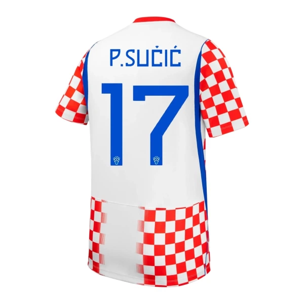 Kroatien P. Sucic 17 Hjemmebanetrøje VM 2026