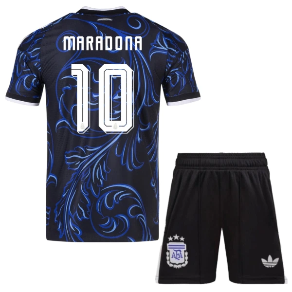Argentina Maradona 10 Udebanetrøje Barn VM 2026 Argentina Maradona 10 Udebanetrøje Barn VM 2026