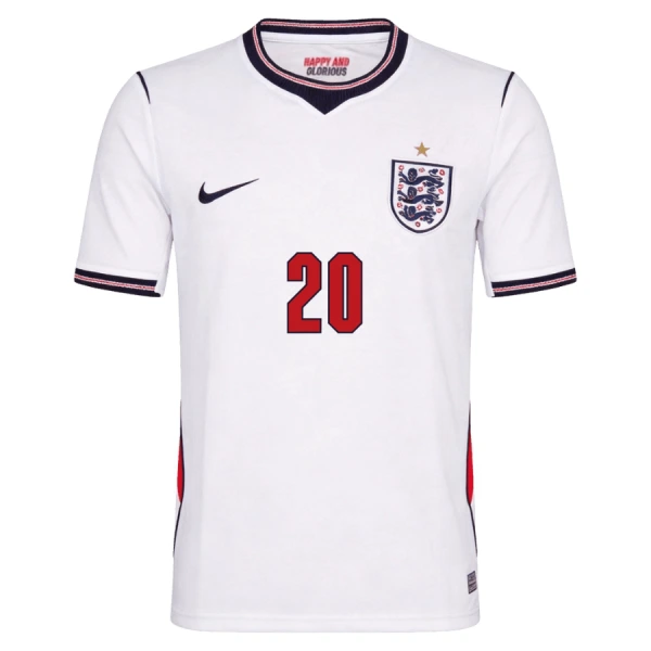 England Palmer 20 Hjemmebanetrøje VM 2026