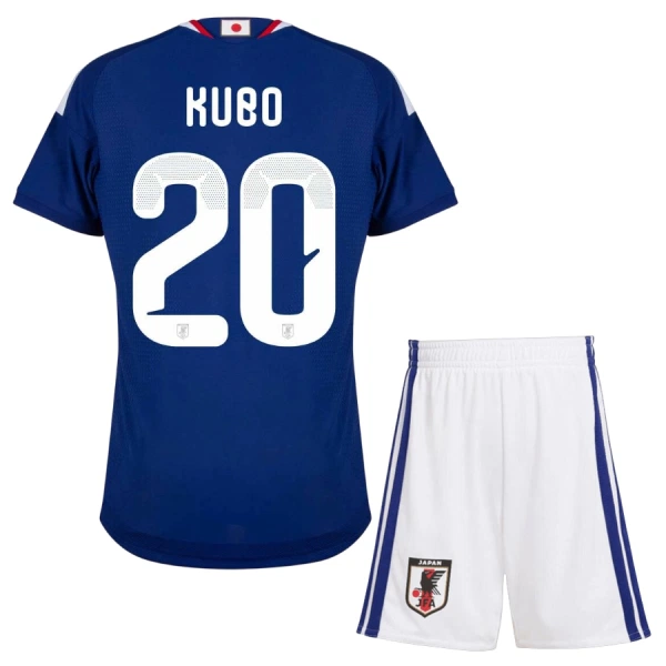 Japan Kubo 20 Hjemmebanetrøje Barn VM 2026 Japan Kubo 20 Hjemmebanetrøje Barn VM 2026