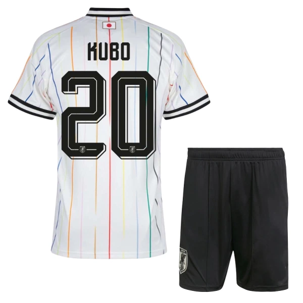 Japan Kubo 20 Udebanetrøje Barn VM 2026 Japan Kubo 20 Udebanetrøje Barn VM 2026