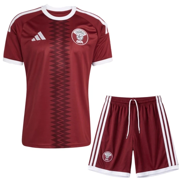 Qatar Hjemmebanetrøje Barn VM 2026 Qatar Hjemmebanetrøje Barn VM 2026