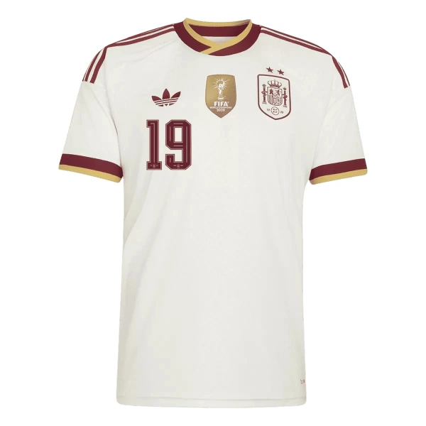 Spanien 2 Stars Lamine Yamal 19 Udebanetrøje Barn VM 2026