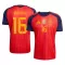 Spanien 2 Stars Rodrigo Hernández 16 Hjemmebanetrøje VM 2026